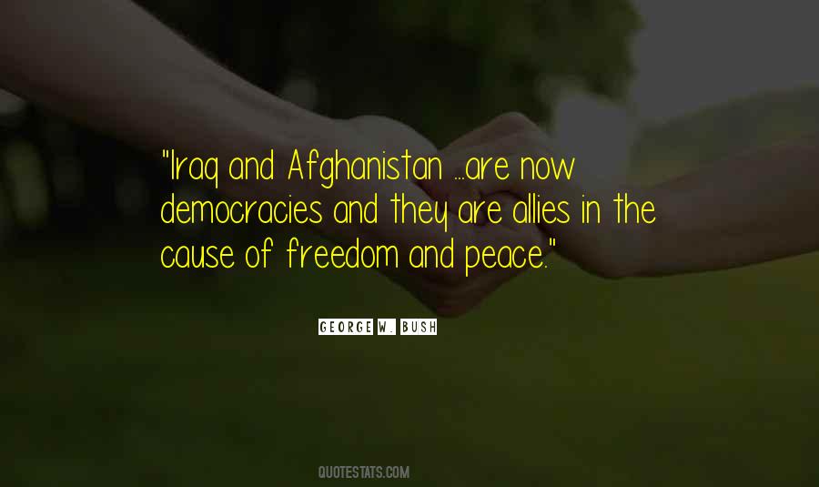 Quotes About Democracy And Peace #1077159