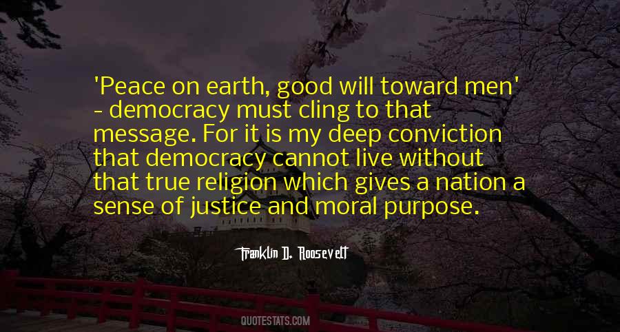 Quotes About Democracy And Peace #1171201