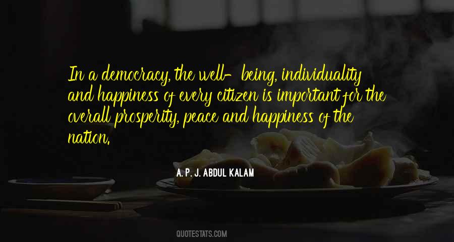 Quotes About Democracy And Peace #568833