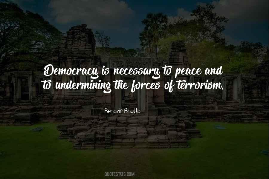 Quotes About Democracy And Peace #883584