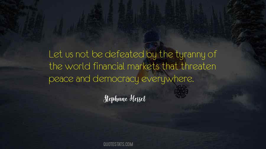 Quotes About Democracy And Peace #938325