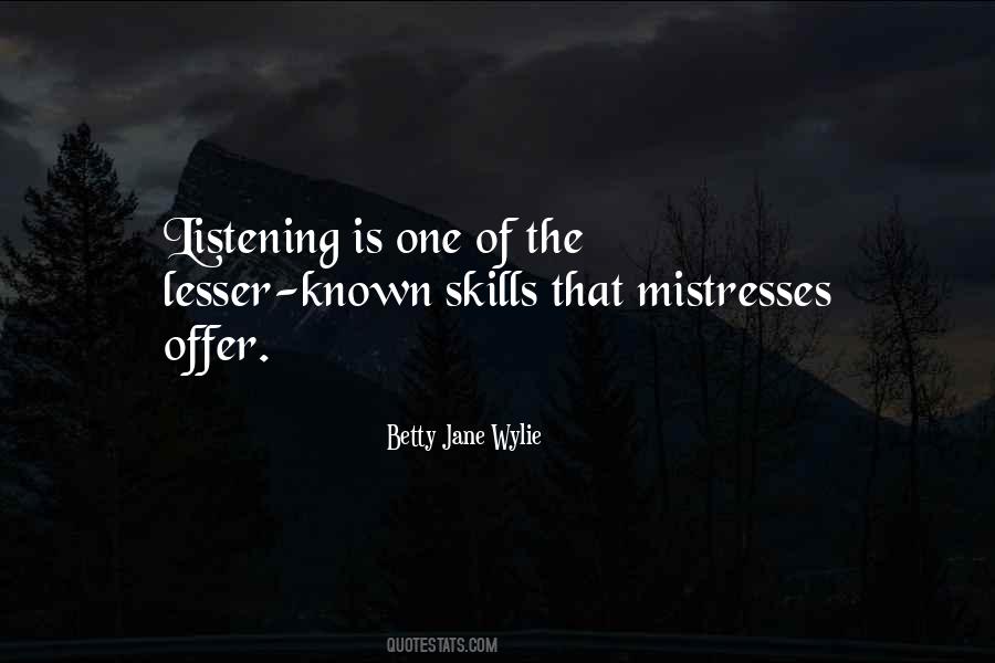 Quotes About Listening Skills #1228648