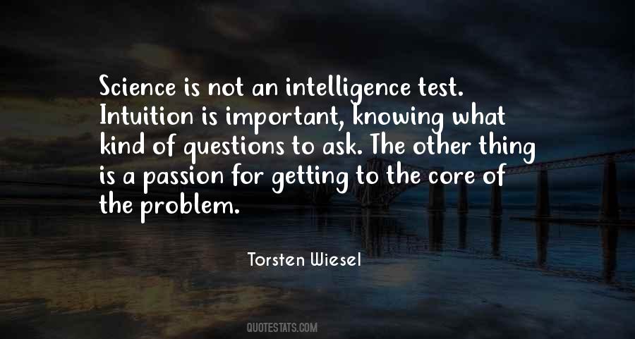 Intelligence Test Quotes #533406