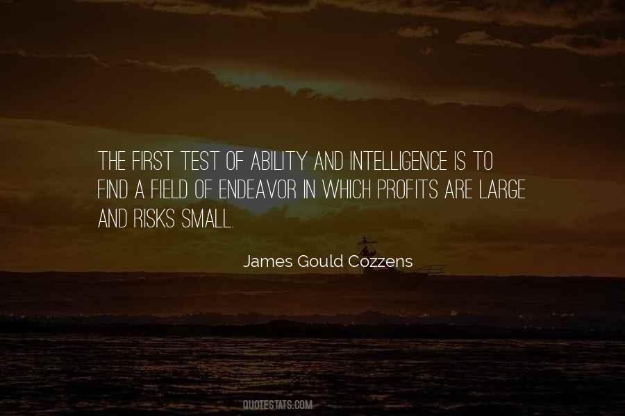 Intelligence Test Quotes #66930