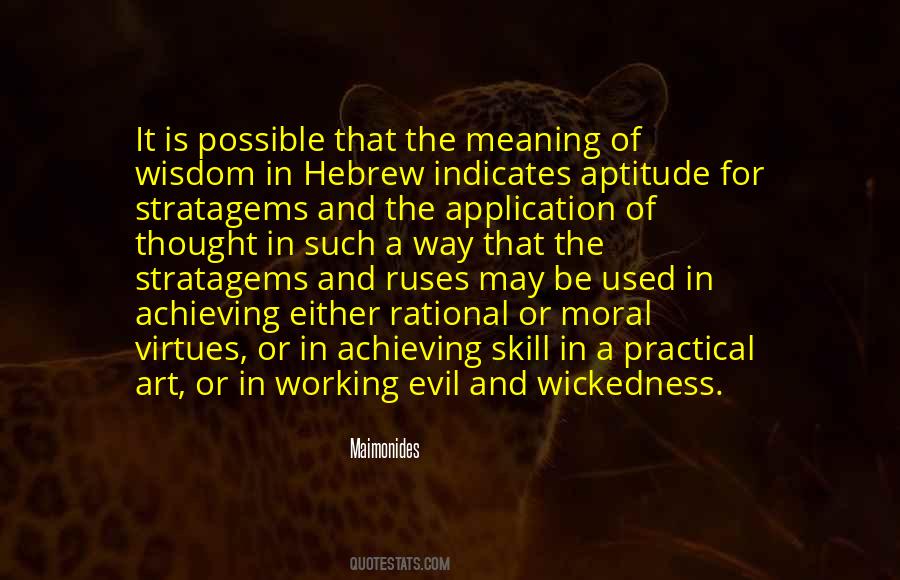 Quotes About Practical Application #1850913