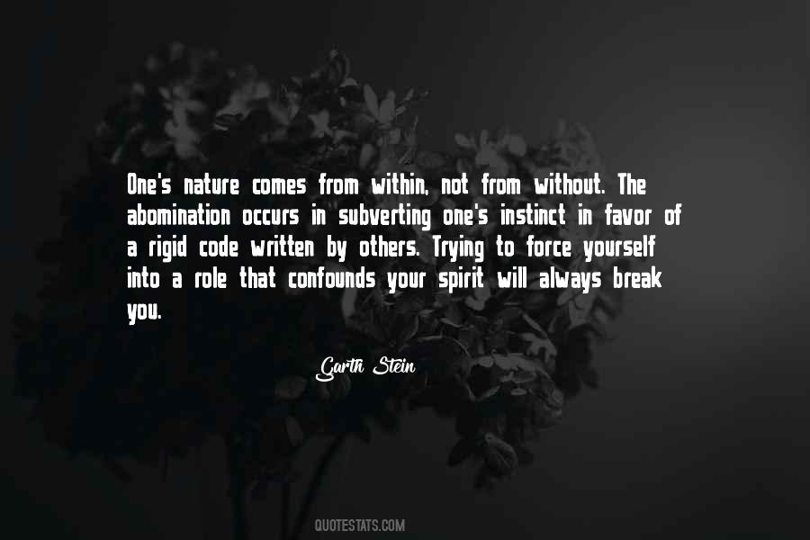 Quotes About Instinct #1661173