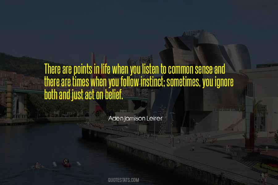 Quotes About Instinct #1679776