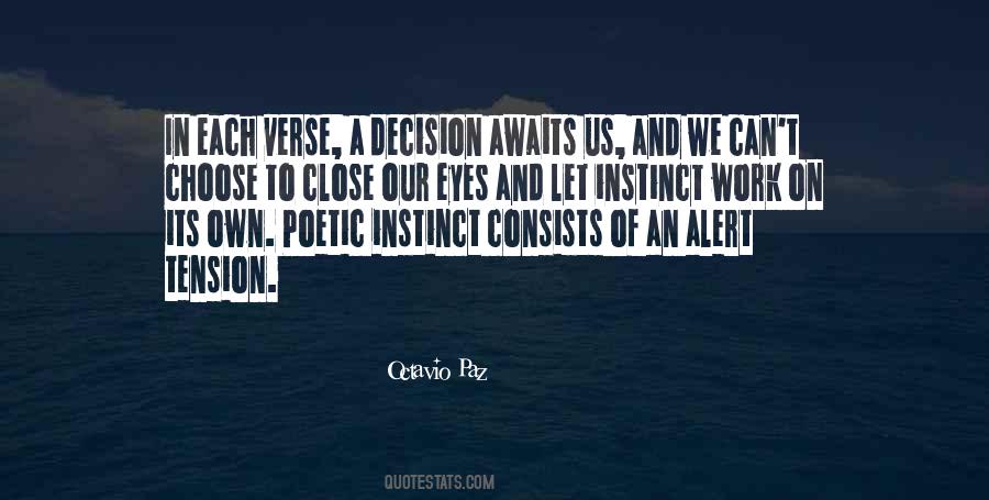 Quotes About Instinct #1696669