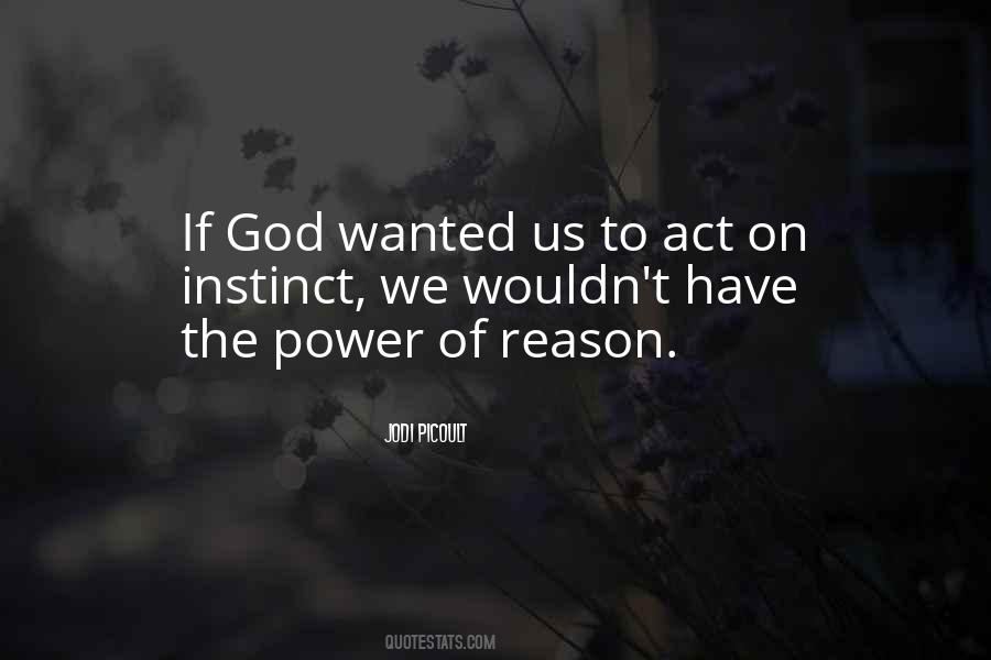 Quotes About Instinct #1698465