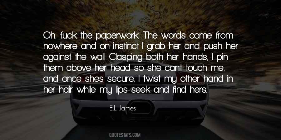 Quotes About Instinct #1703327