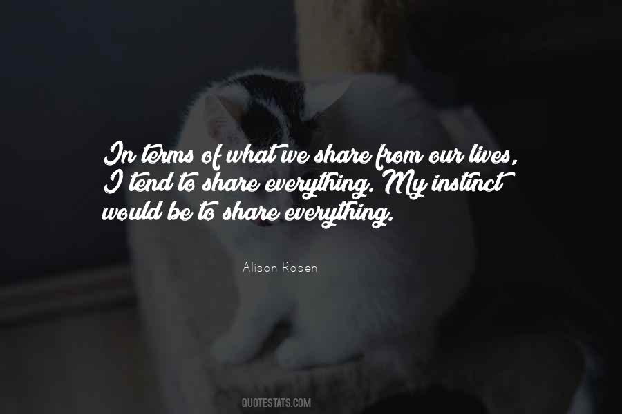 Quotes About Instinct #1710405