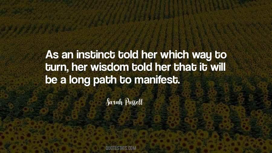 Quotes About Instinct #1711783