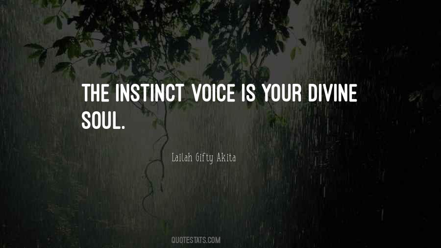 Quotes About Instinct #1740201