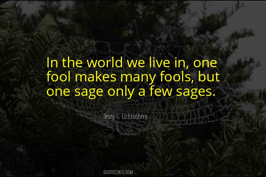 Quotes About Sages #503725
