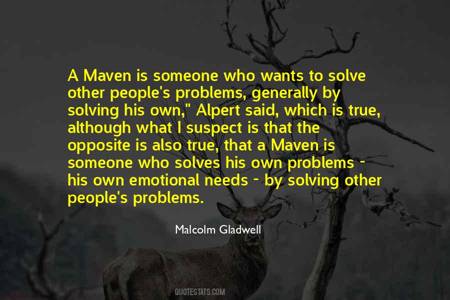 Solves Problems Quotes #1037089