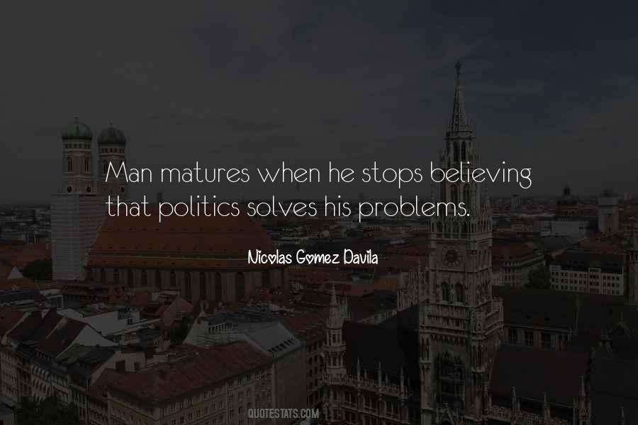 Solves Problems Quotes #1147372