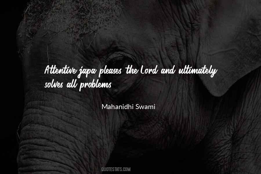 Solves Problems Quotes #175430