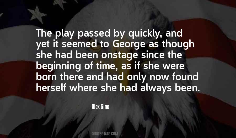 Since The Beginning Of Time Quotes #1288477