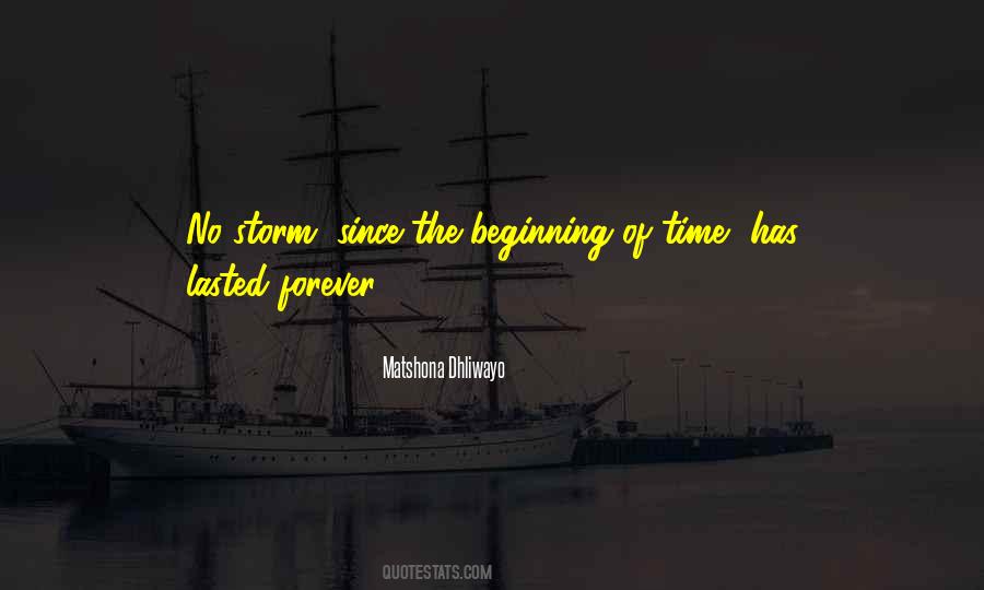 Since The Beginning Of Time Quotes #252804