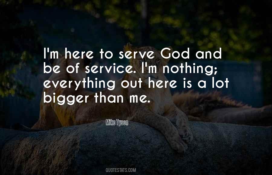Quotes About Serve God #466588