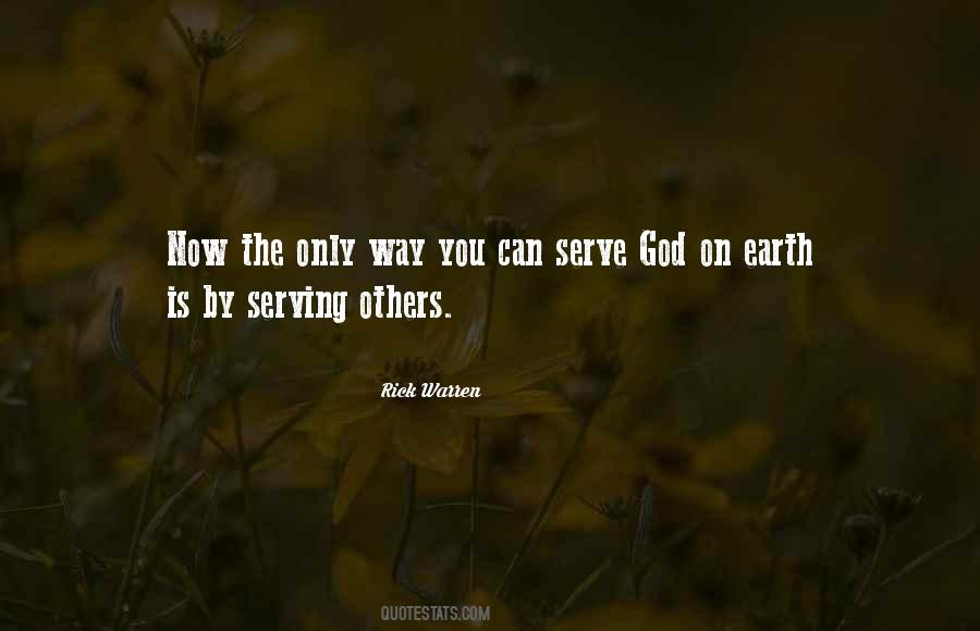 Quotes About Serve God #477220