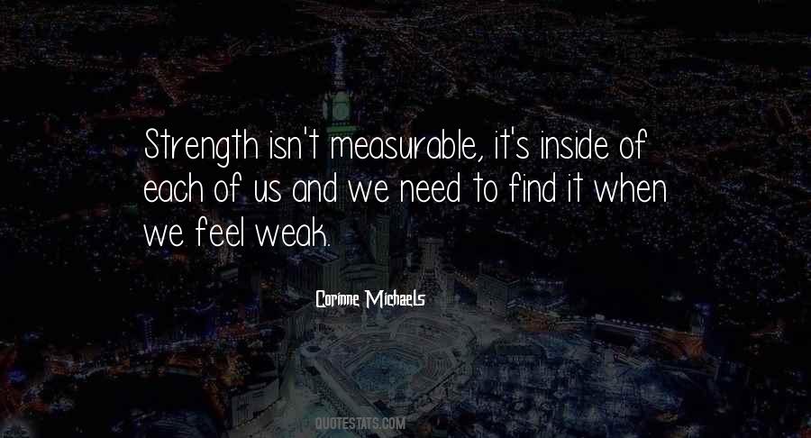 Quotes About Inside Strength #717613