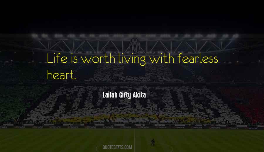 Quotes About Fearless Living #1424910