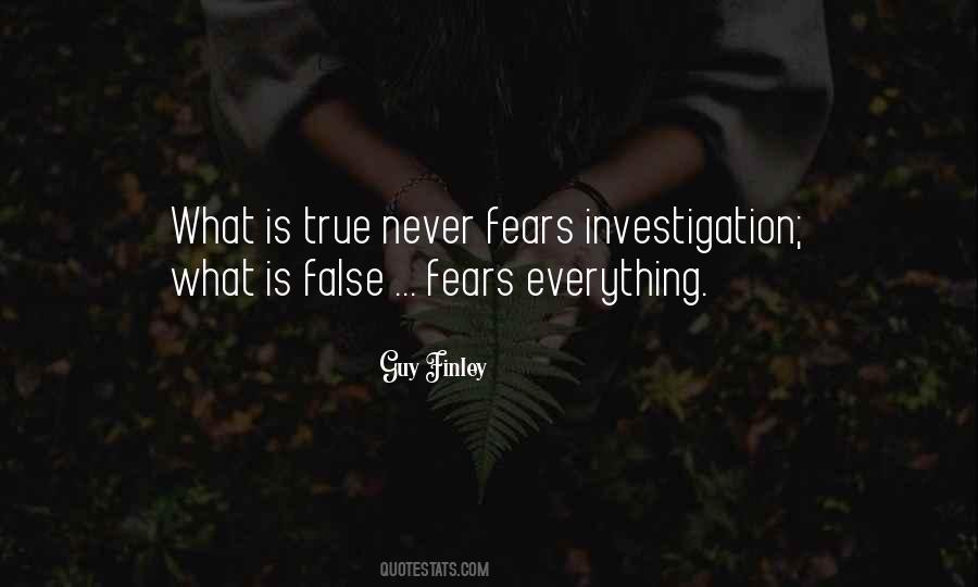 Quotes About Investigation #1037382