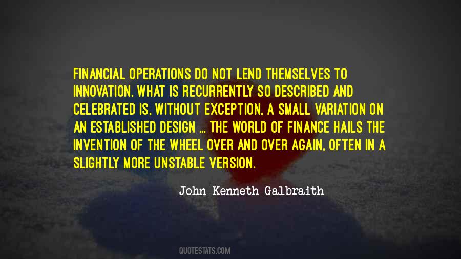 Financial Innovation Quotes #1445690