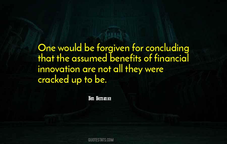 Financial Innovation Quotes #318932
