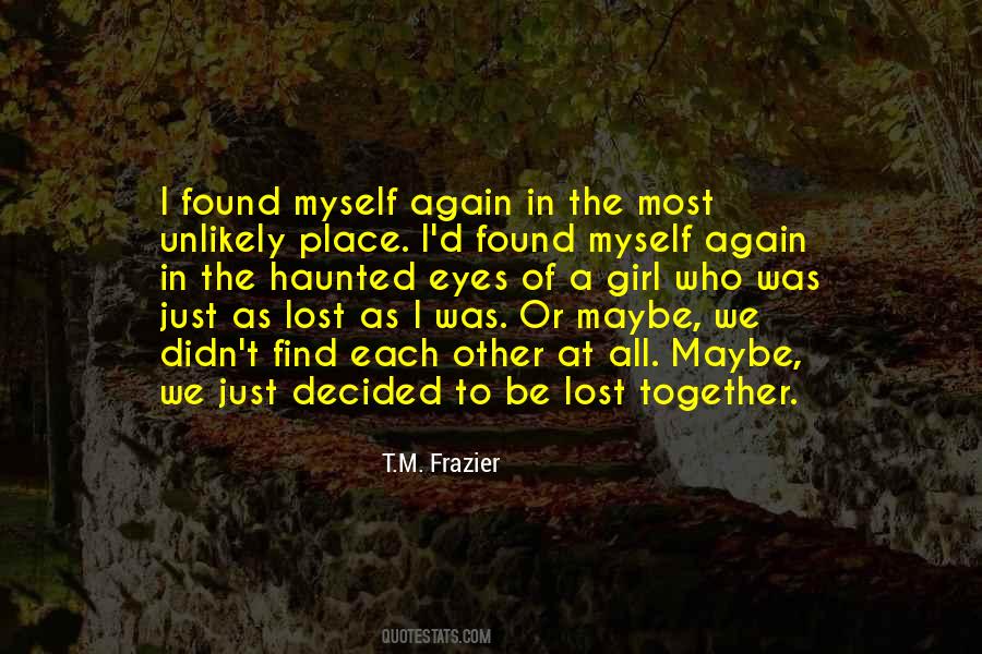 Lost Each Other Quotes #1774967