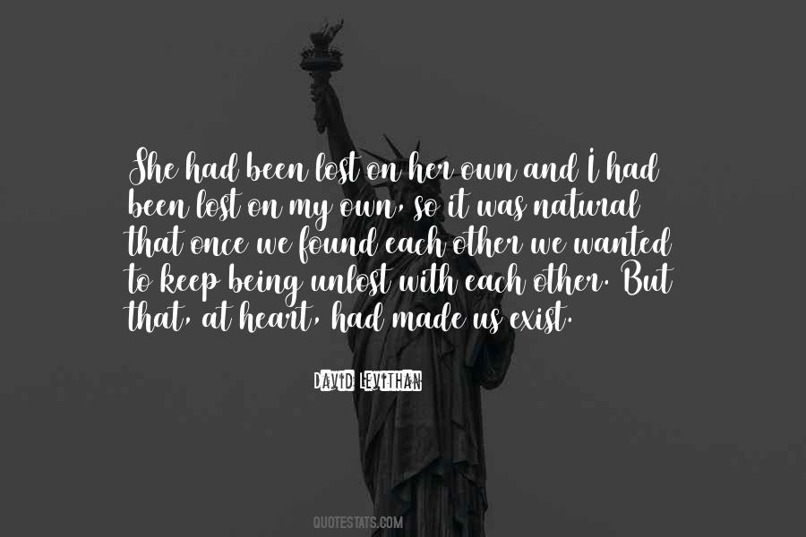 Lost Each Other Quotes #1837684