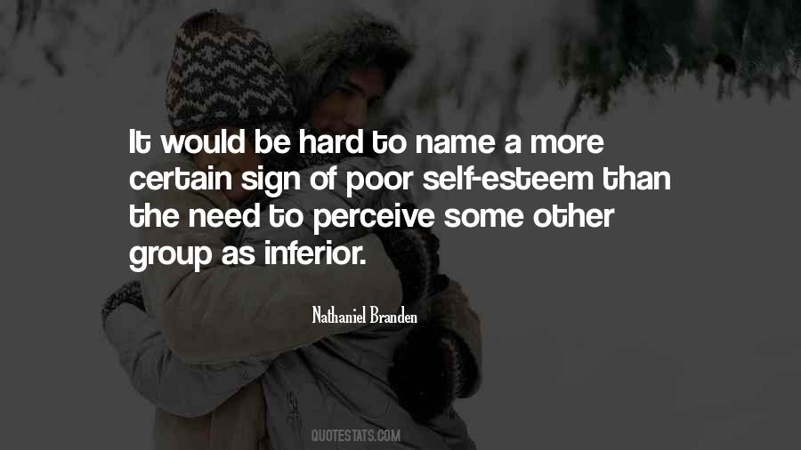 Quotes About Poor Self Esteem #1021998