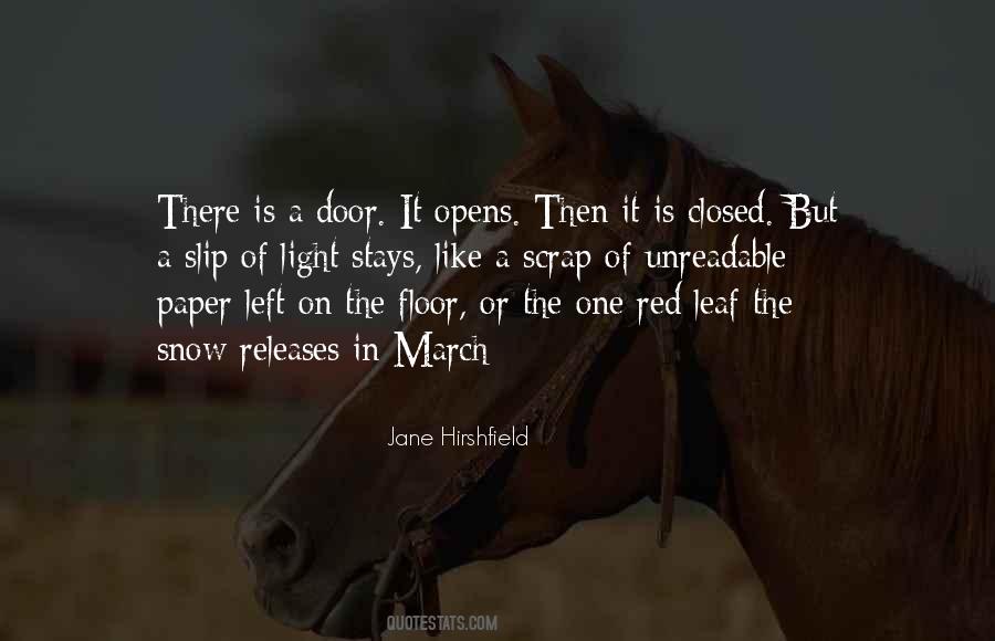 Quotes About Red Doors #395644