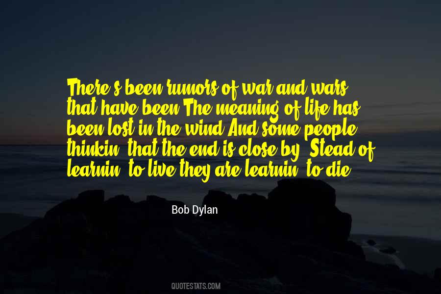 Quotes About Life In The End #115011