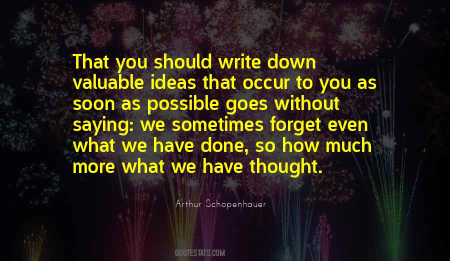 Write Down Quotes #1405757