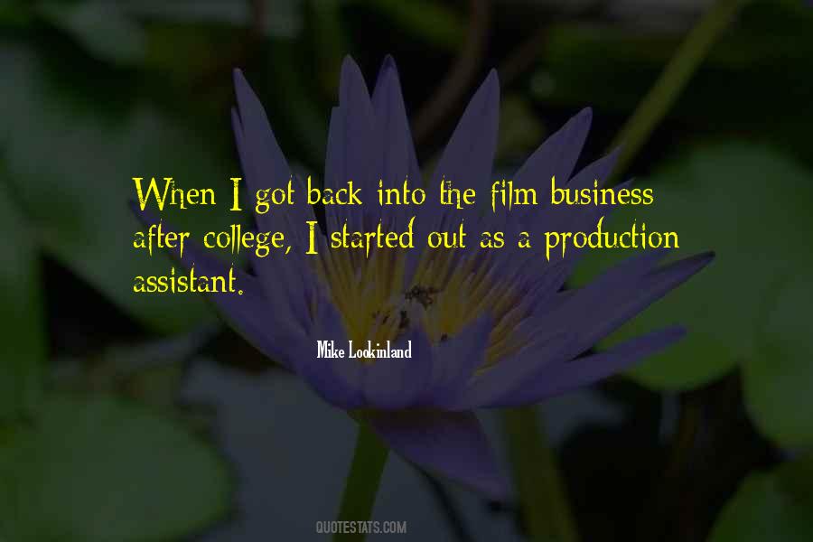 Quotes About Film Production #1477575