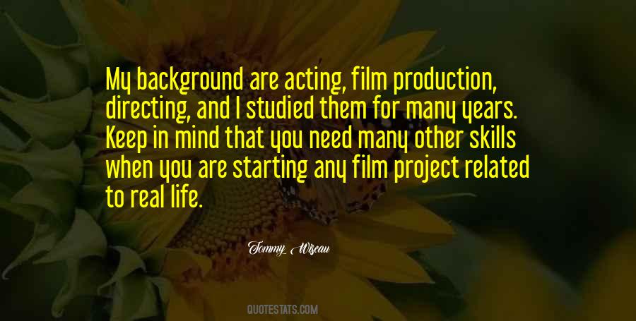 Quotes About Film Production #437913
