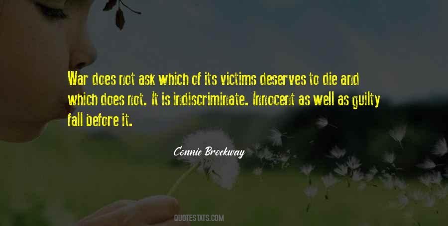 Quotes About Innocent Victims #186538