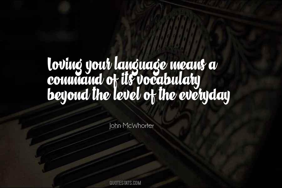 Your Vocabulary Quotes #970704