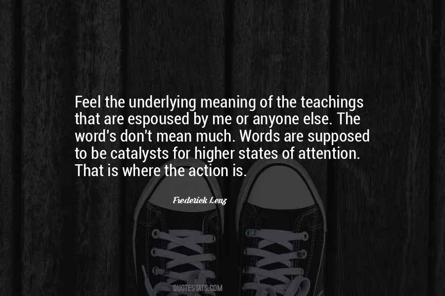 Quotes About Words Meaning Nothing Without Action #859953