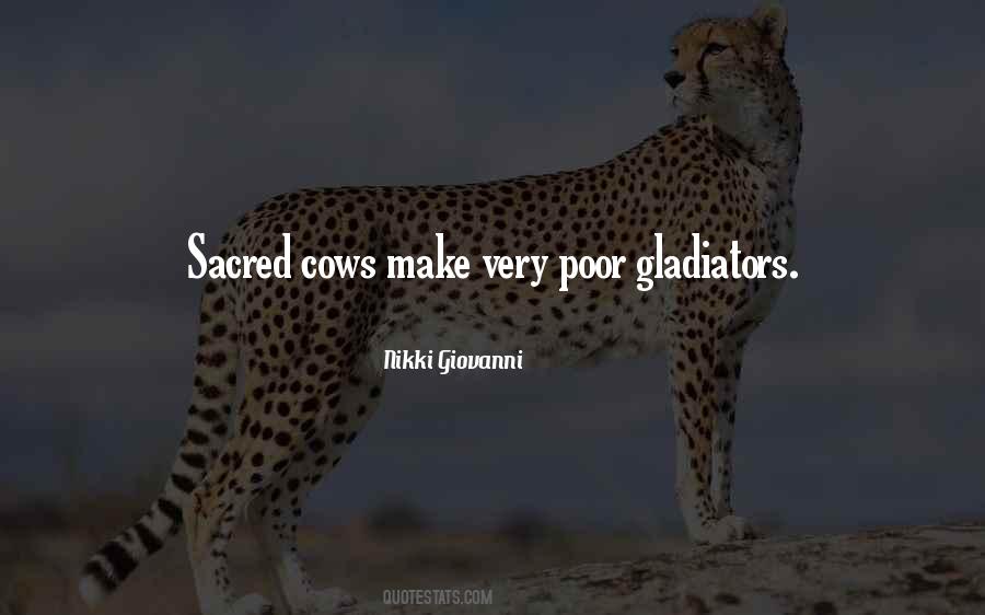 Quotes About Sacred Cows #1747815