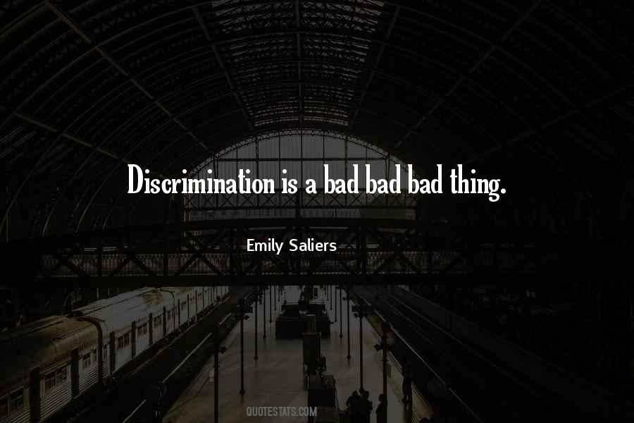 Quotes About Discrimination #1061271