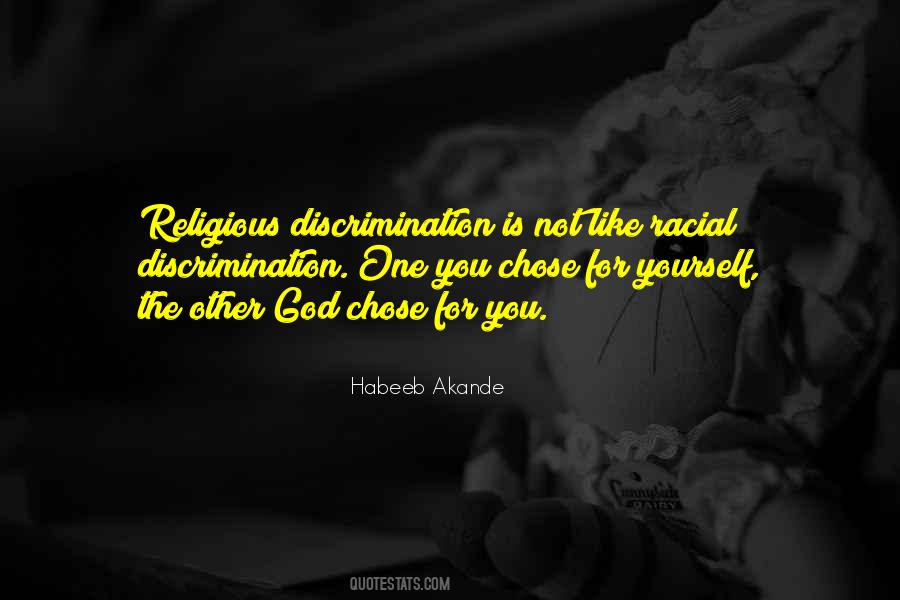 Quotes About Discrimination #967066