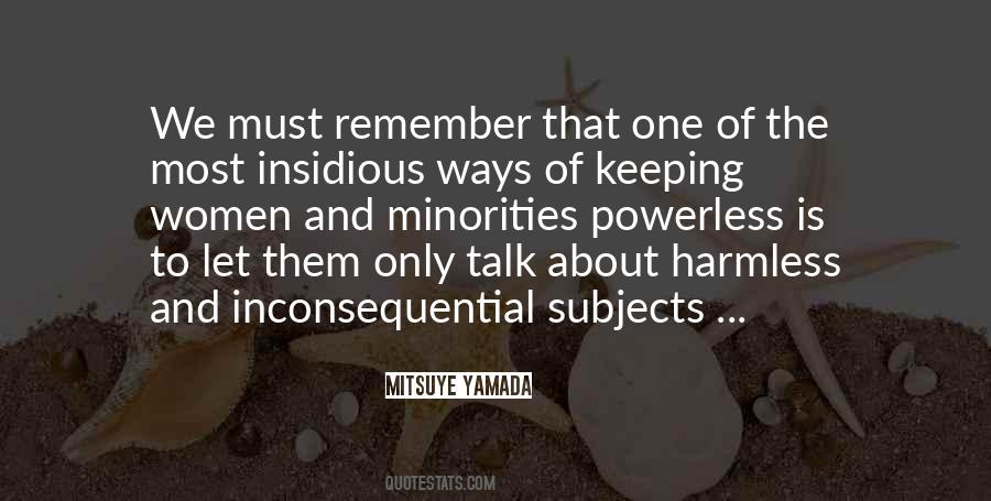 Quotes About Inconsequential #856396