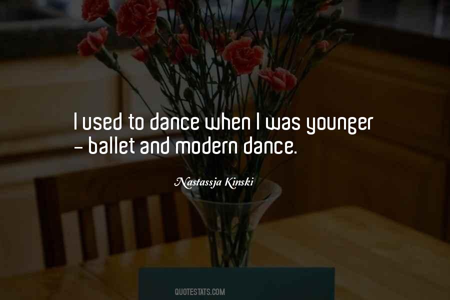 Quotes About Modern Dance #528481