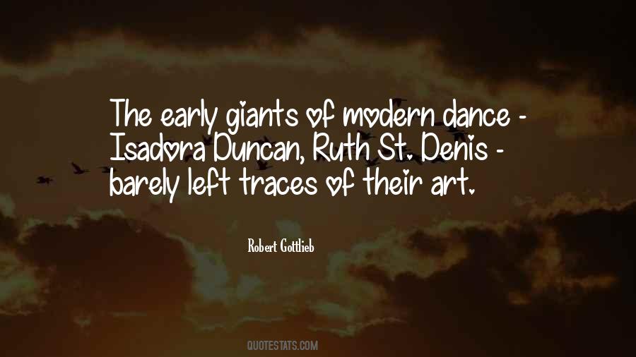 Quotes About Modern Dance #683913