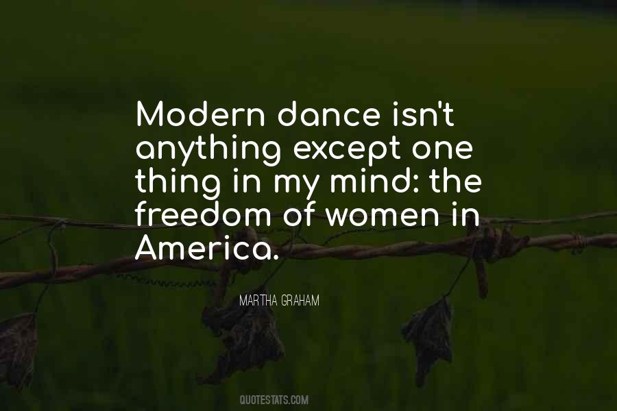 Quotes About Modern Dance #854879