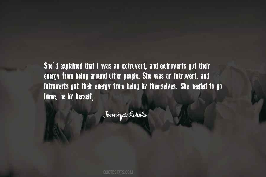 Introvert And Extrovert Quotes #1854161