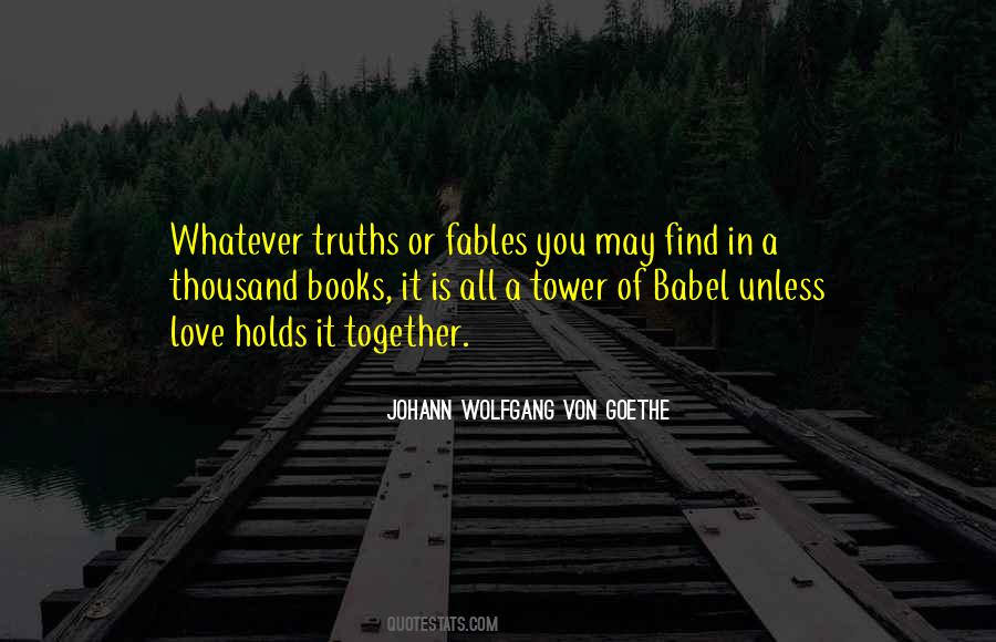 Quotes About Tower Of Babel #780226